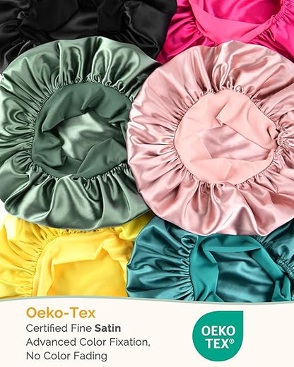 Wake Up to Salon-Perfect Hair: The Ultimate Double-Layer Silk Satin Bonnet