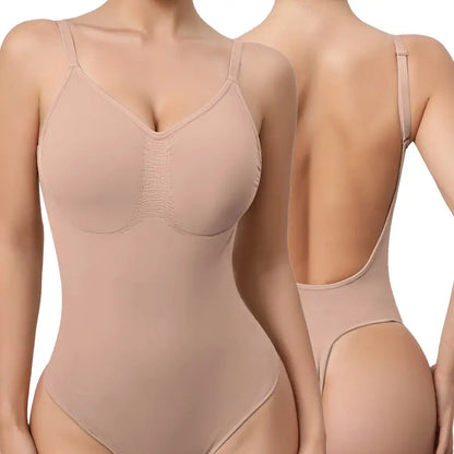Invisible Backless Body Shaper – Instant Tummy Control Bodysuit