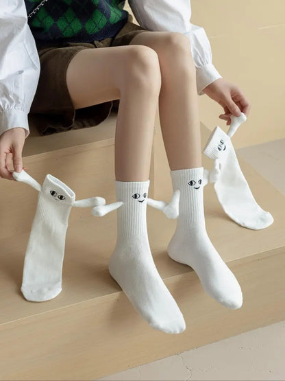 Hold Hands Without Even Trying — The World’s Funnest Magnetic Couple Socks - 6 Couple