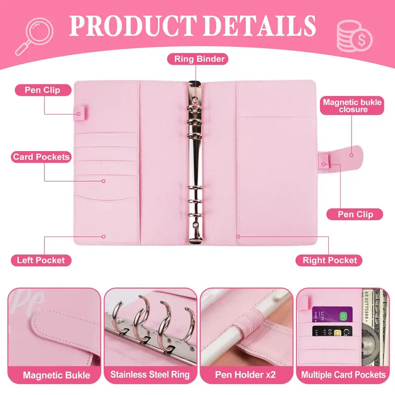 100 Envelopes Money Saving Challenge Binder - The Fun Way to Save $5,050
