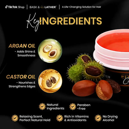 Achieve 24-Hour Flawless Edges With Strong Hold Non-Greasy Hair Wax