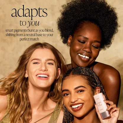 Adaptive Shade-Matching CC Serum for Flawless Natural Coverage