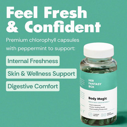 Total Body Deodorant from Within – Freshness in Every Fiber.