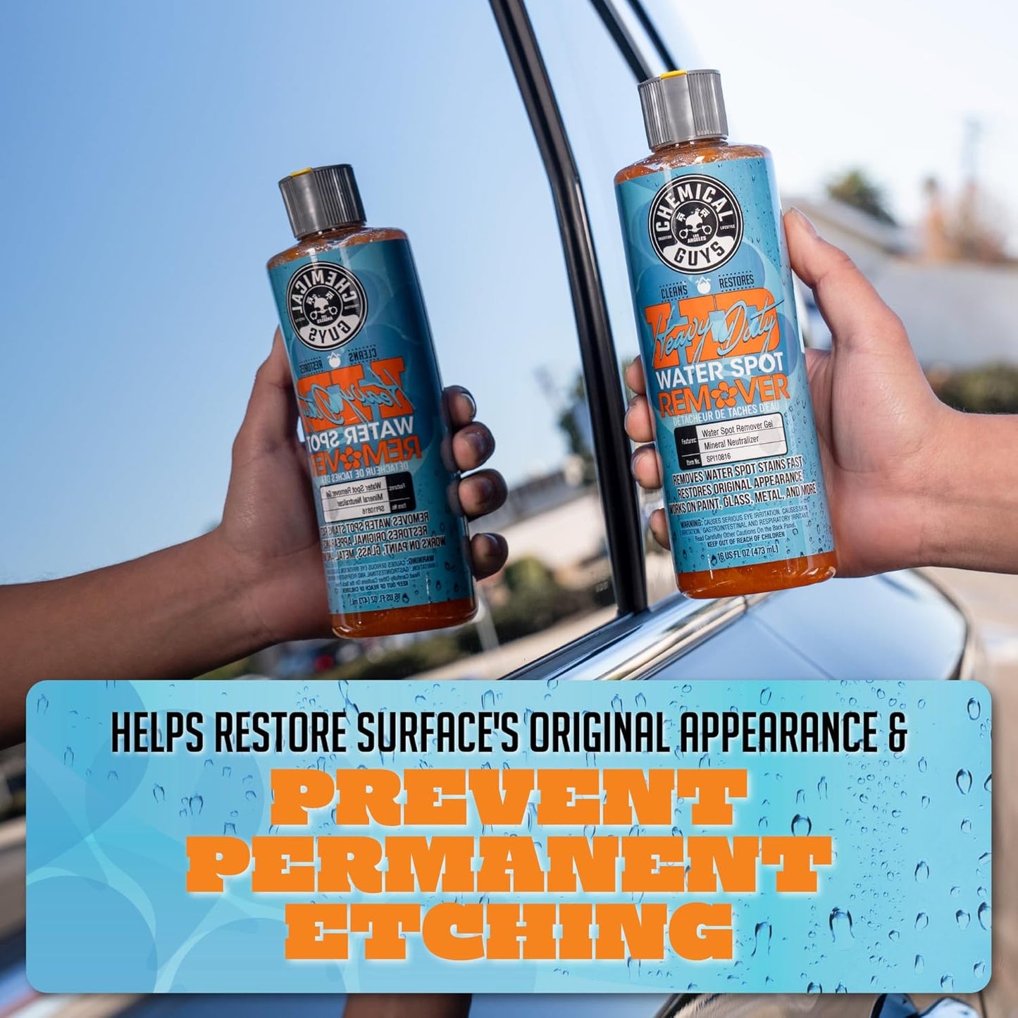 Erase Stubborn Water Spots in Seconds.