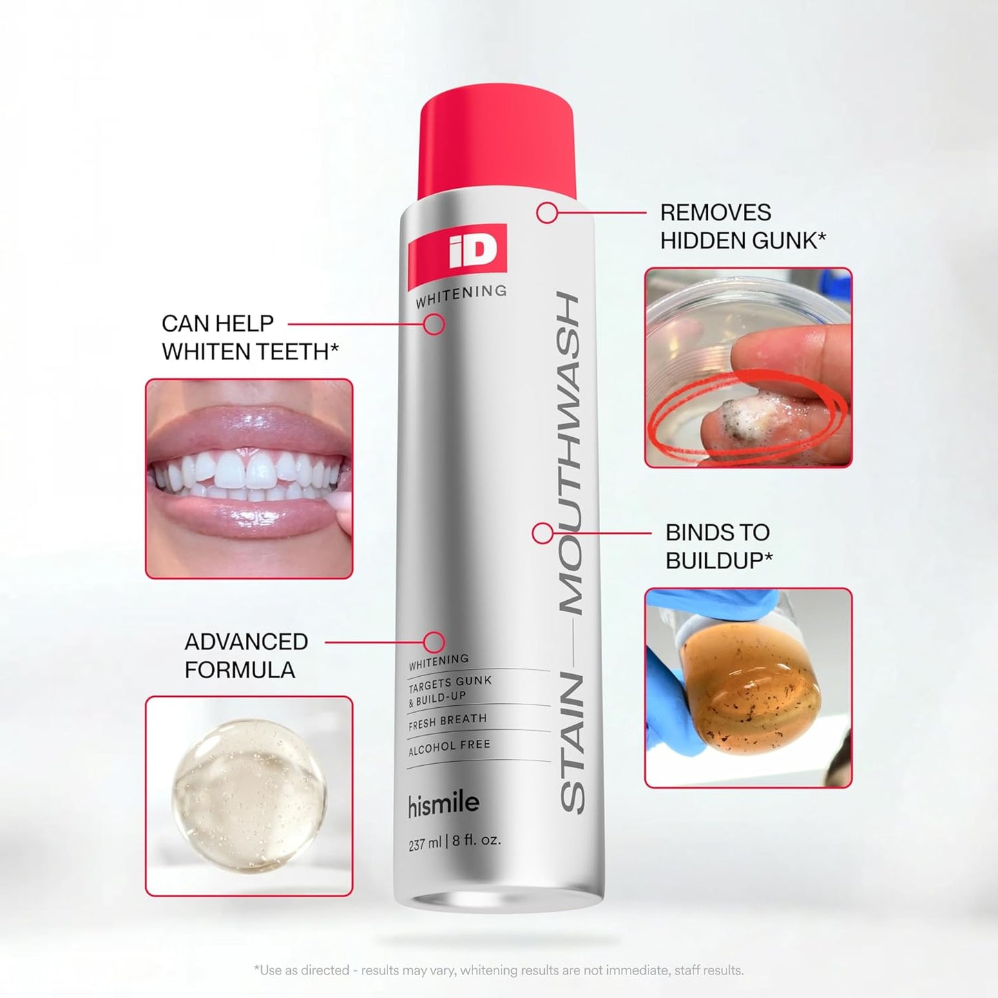 Whiter Teeth in Every Swish.