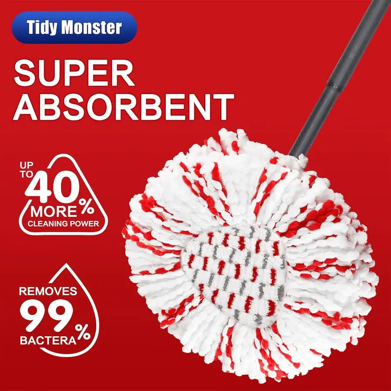 🎁 BUY 1 GET 1 FREE - Deep-Cleaning Microfiber Spin Mop Head Replacements