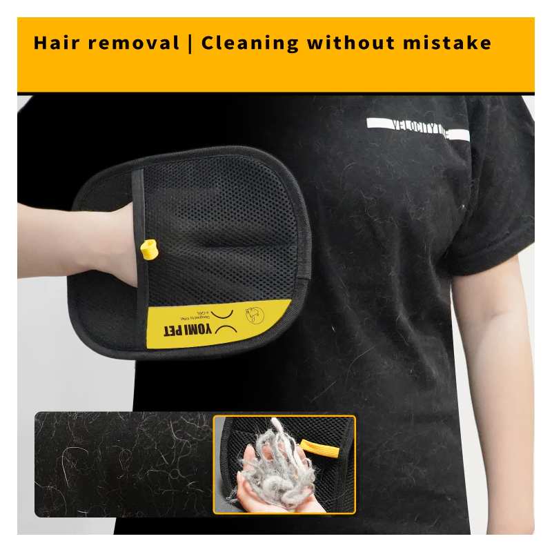Electrostatic Pet Hair Remover Mitt – Effortless Grooming & Instant Fur Cleanup