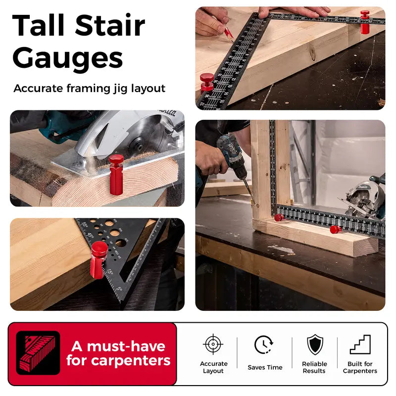 Premium Tall Stair Gauges for Precision Framing & Faster Layouts