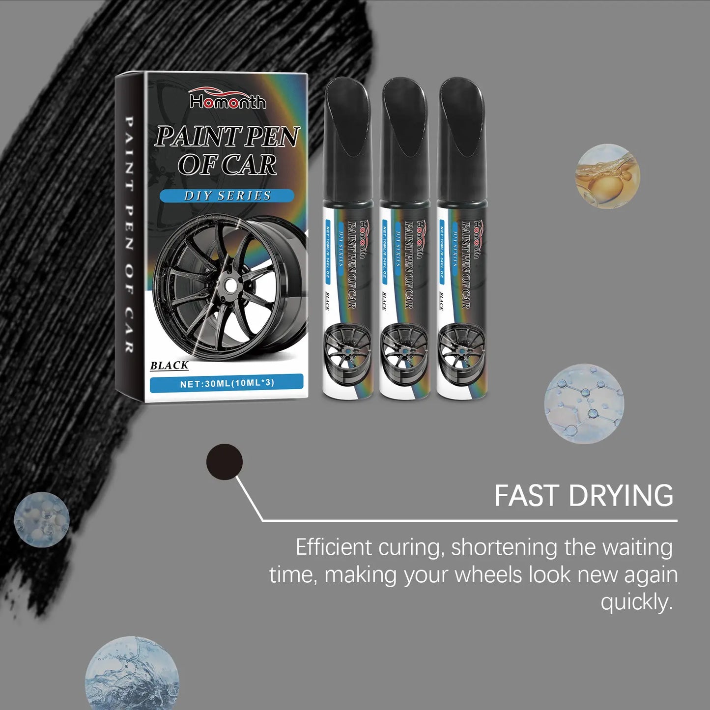 Professional Alloy Wheel Scratch Repair Kit — Erase Scuffs in Minutes
