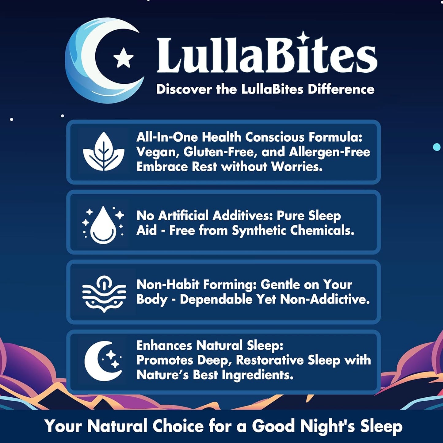 Deep Sleep Gummies | Wake Up Refreshed & No Grogginess