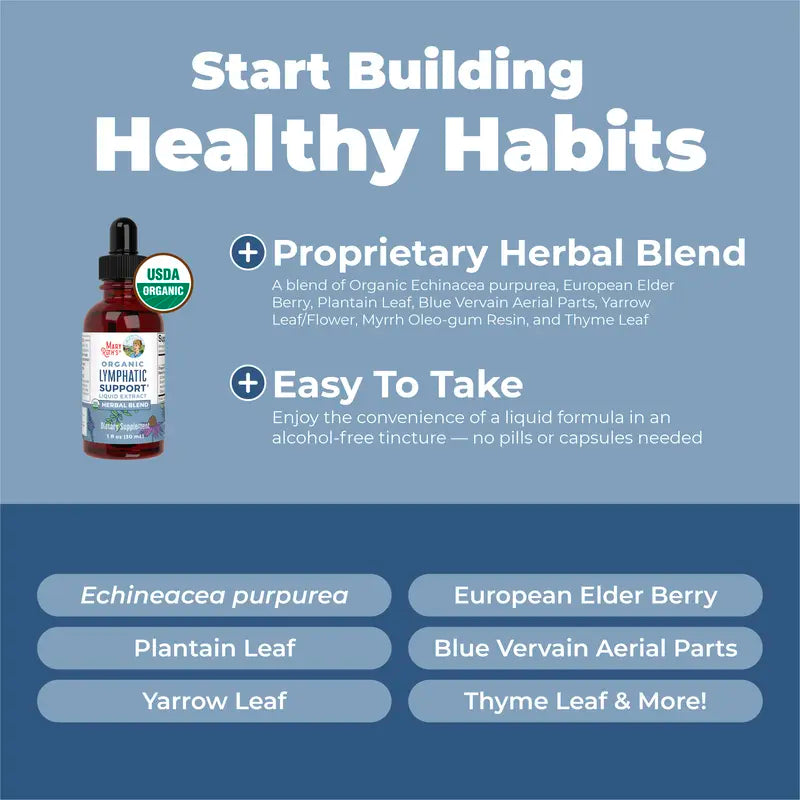 Support Your Immune System and Lymphatic Flow with Herbal Drops