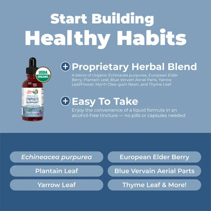 Support Your Immune System and Lymphatic Flow with Herbal Drops