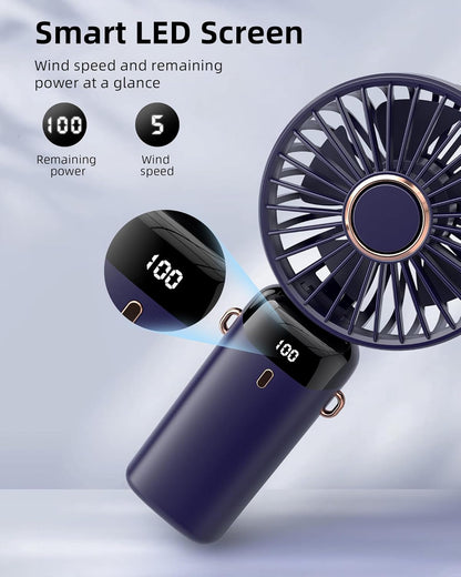 Your Personal Cool Breeze, Everywhere — Handheld, Desktop, or Wearable - 2 Pack