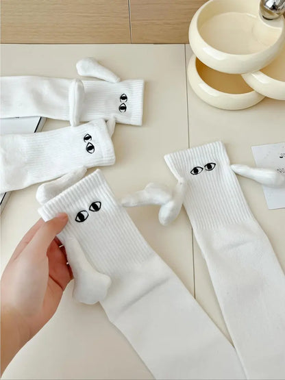 Hold Hands Without Even Trying — The World’s Funnest Magnetic Couple Socks - 6 Couple