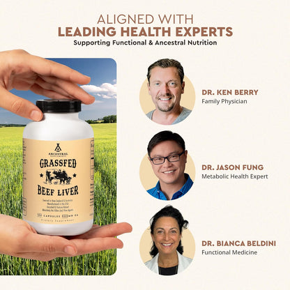 Reclaim Your Primal Energy With Grass Fed Beef Liver Capsules