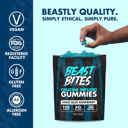 The Ultimate Muscle Fuel: 5g Pure Creatine Monohydrate Gummies