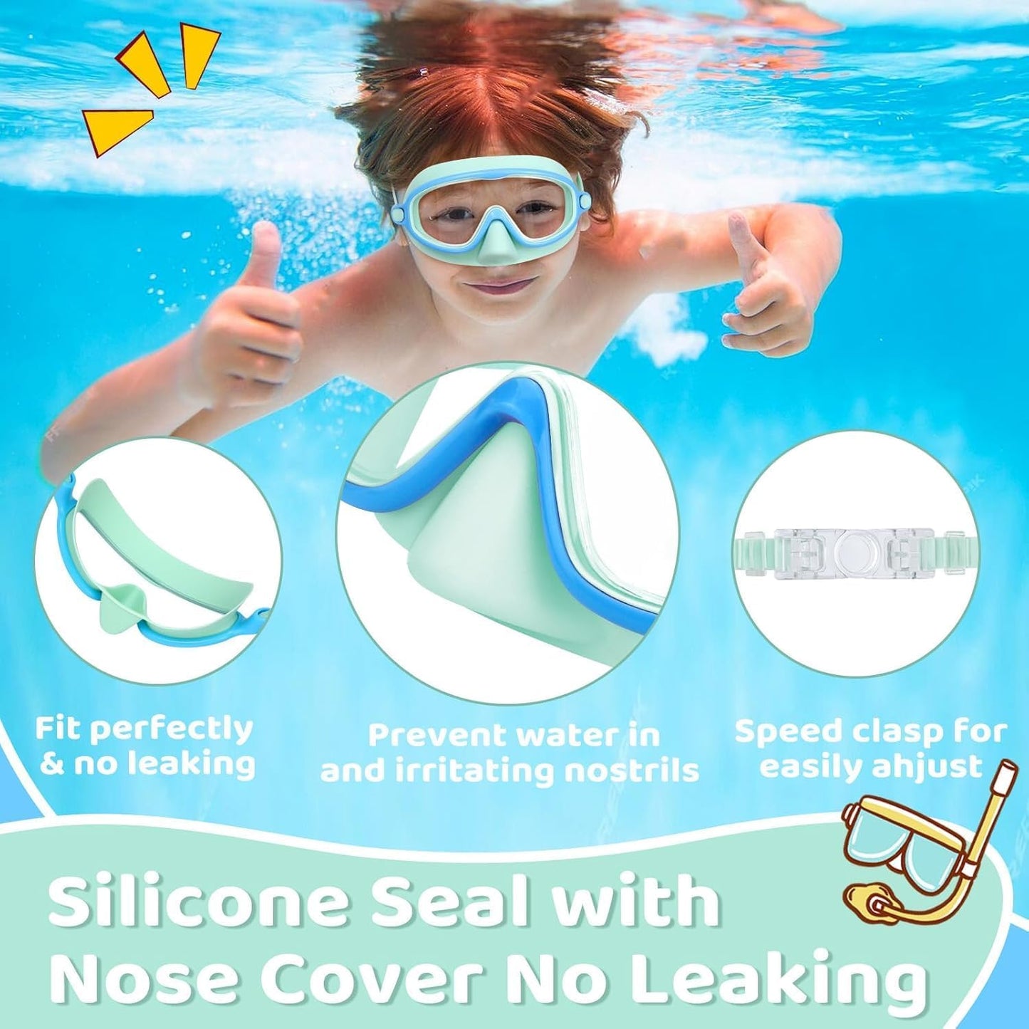 No More Choking. Just Pure Underwater Fun - 2 Pack