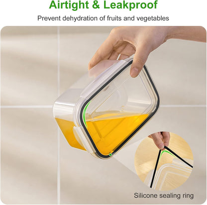 Freshness Locked, Clutter Gone — The Ultimate 5-in-1 Fridge Transformation