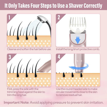 Silky Smooth, Zero Irritation — The Ultimate 2-in-1 Precision Trimmer For Your Most Sensitive Areas. ✨👙