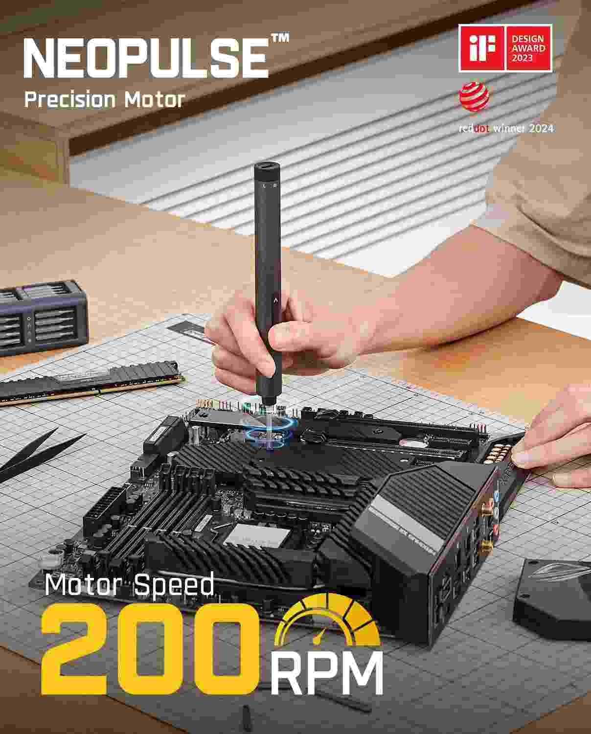 Fix Anything Instantly With 50-in-1 Cordless Precision Screwdriver Set