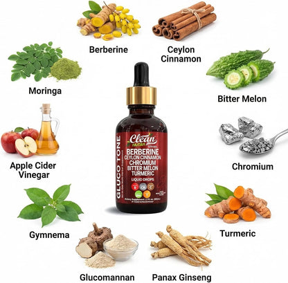 Balance Your Blood Sugar Naturally With High Absorption Berberine Drops