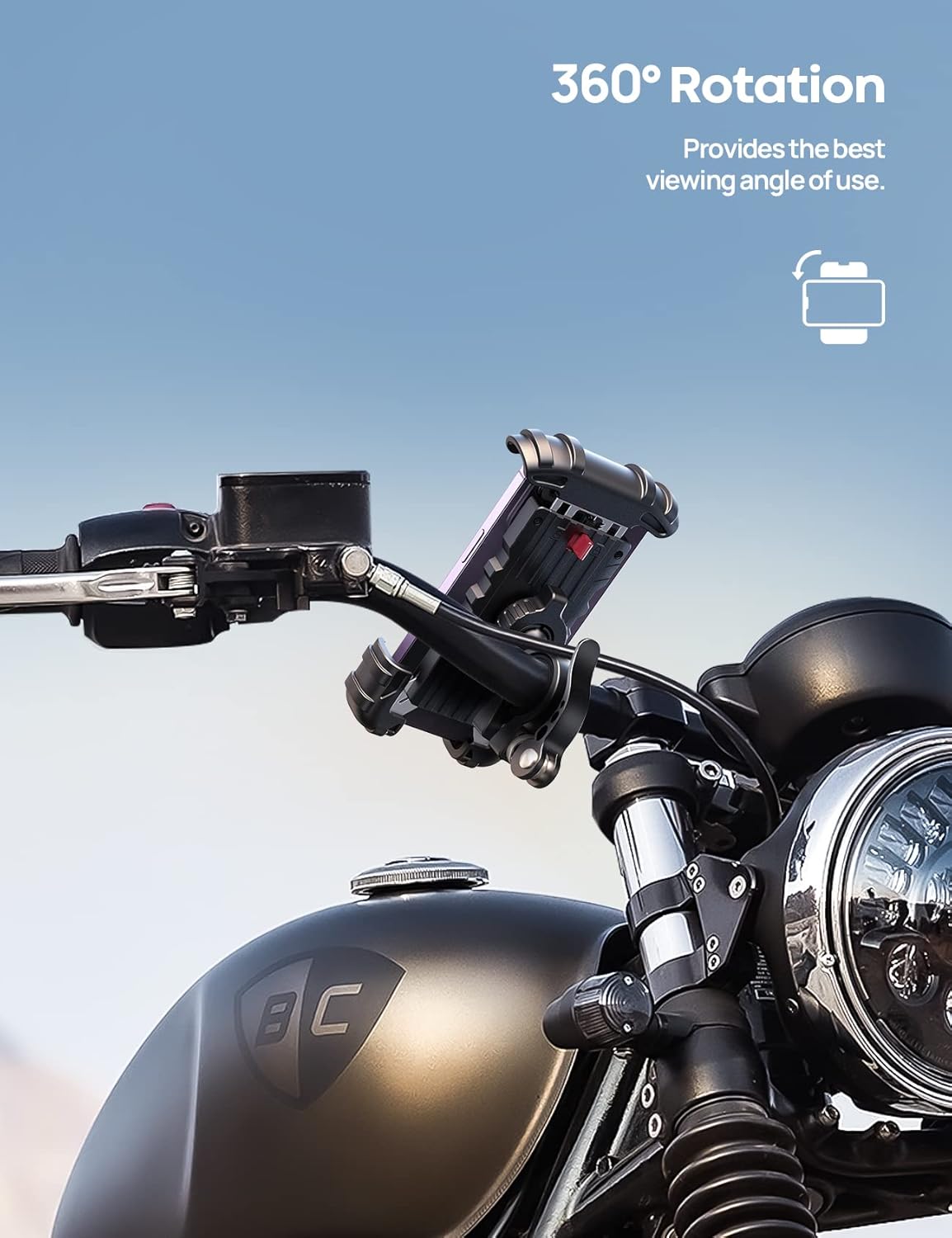 Rock-Solid Grip. Zero Distractions. Ride On - 2 Pack