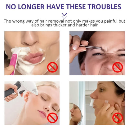 Painless Facial Hair Removal for Silky Smooth Skin