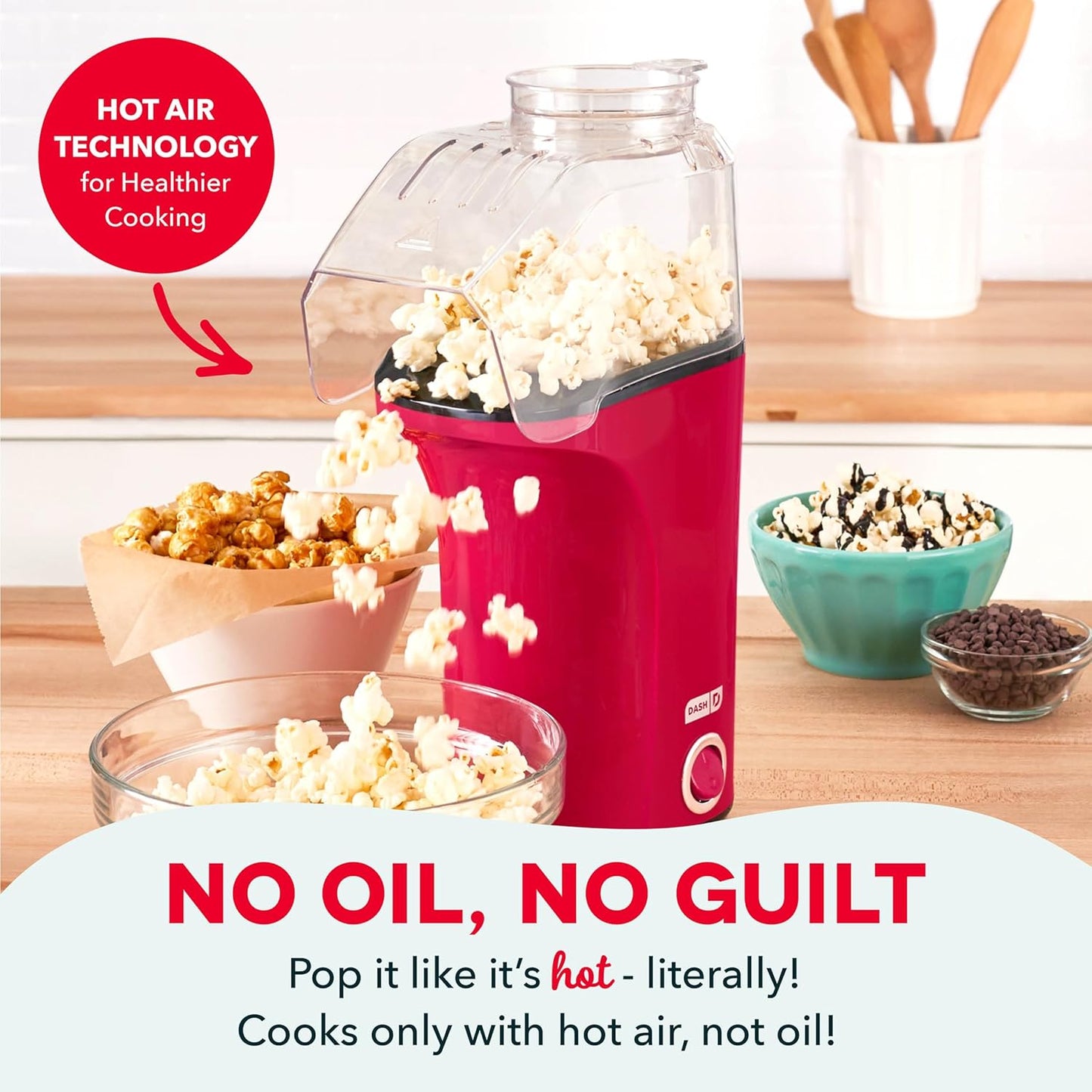 Movie Night Magic In Minutes — Healthy, Oil-Free Popcorn At Your Fingertips