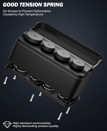 Universal Compact Car Coin Organizer with Protective Flip Lid