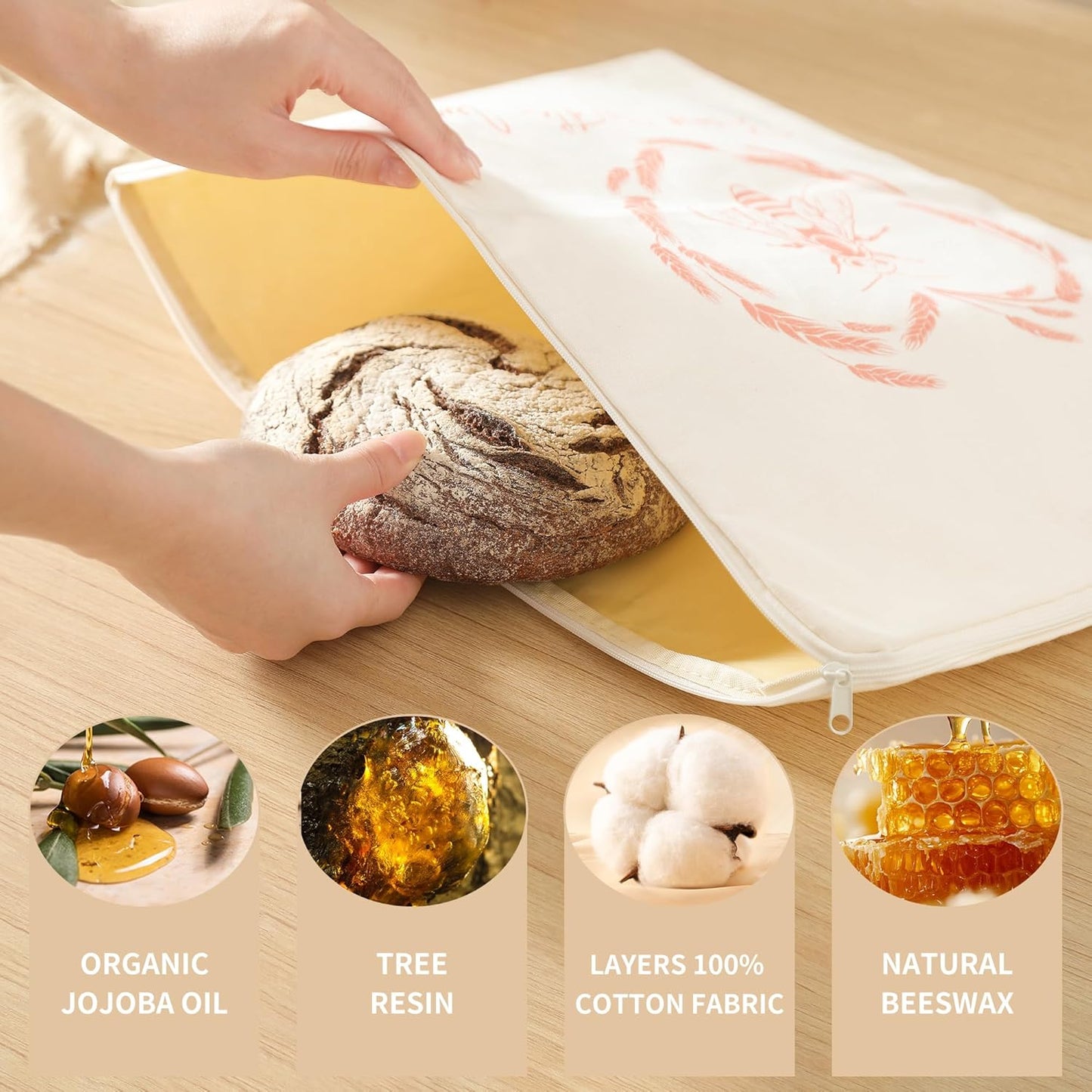 Keep Your Bread Fresh. Naturally - 1 Pair