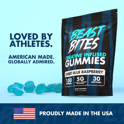 The Ultimate Muscle Fuel: 5g Pure Creatine Monohydrate Gummies