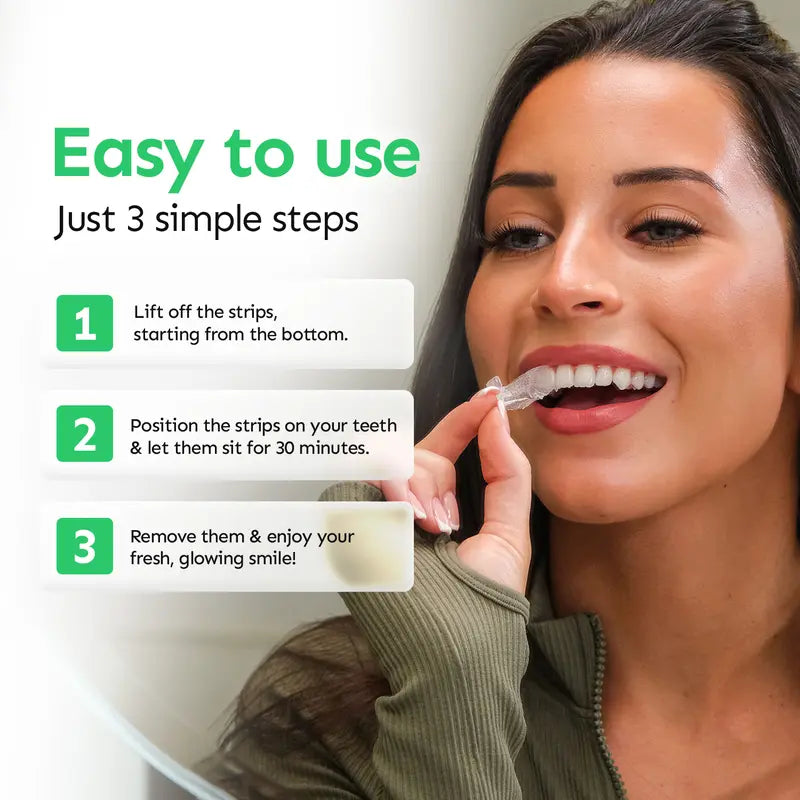 Whiter Smile, Zero Sensitivity — The Professional Non-Peroxide Whitening Secret - 56 strip pro