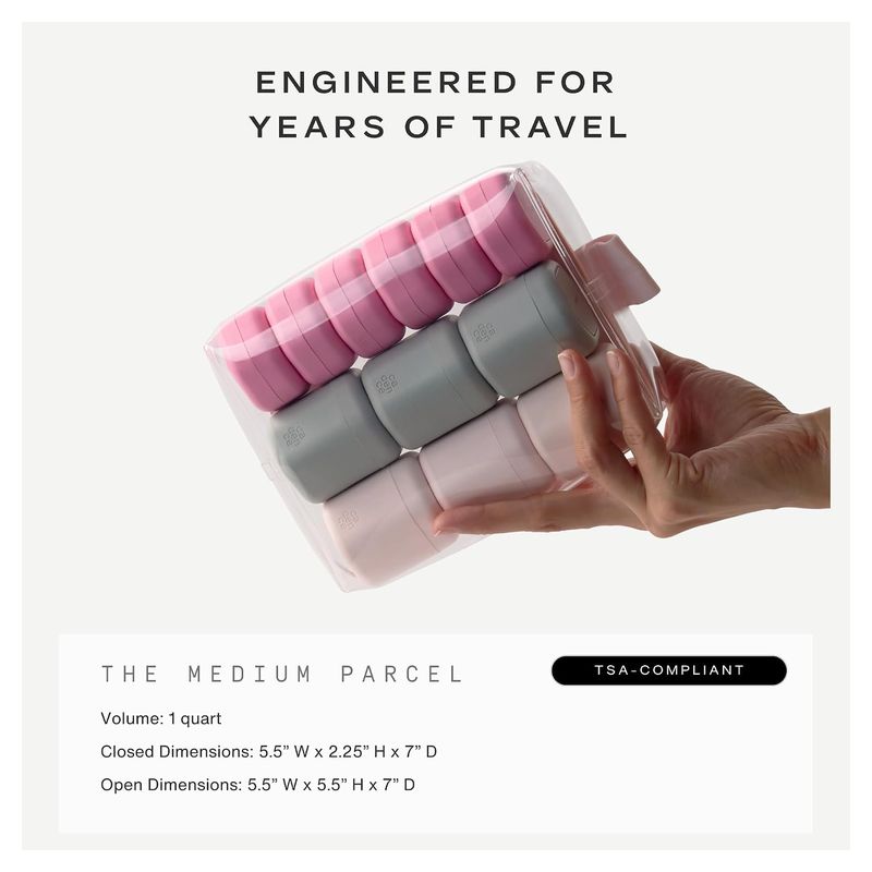 TSA-Approved Leak-Proof Clear Travel Pouch