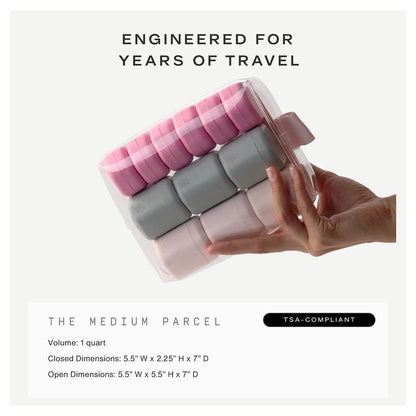 TSA-Approved Leak-Proof Clear Travel Pouch