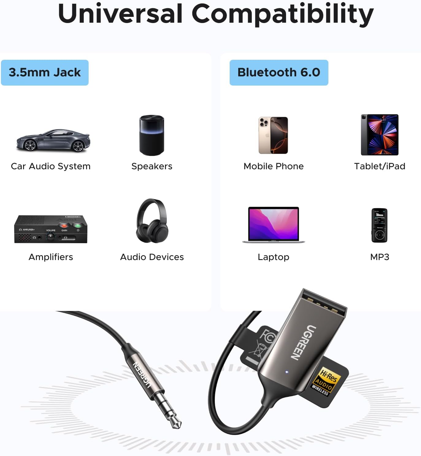 Next-Gen Bluetooth 6.0. Pure Wireless Freedom - 2 Pack