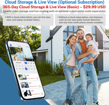 Stay Connected to Your Home Anywhere with 1080P Smart Video Doorbell