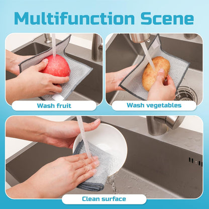 Scratch-Free Wire Dishwashing Rags – The Ultimate Replacement for Steel Wool