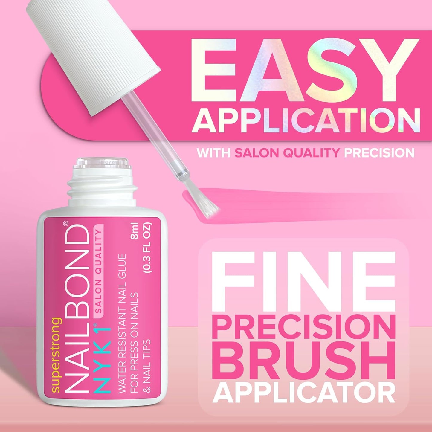 Achieve Professional Salon Hold With NYK1 Super Strong Nail Glue
