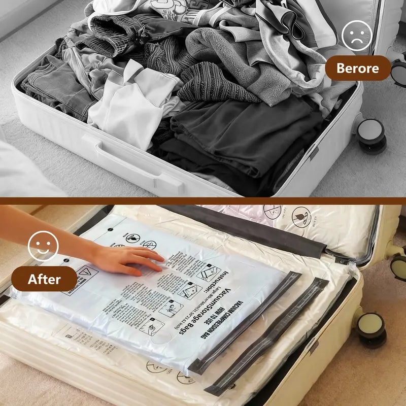 Double Your Suitcase Space. Effortlessly