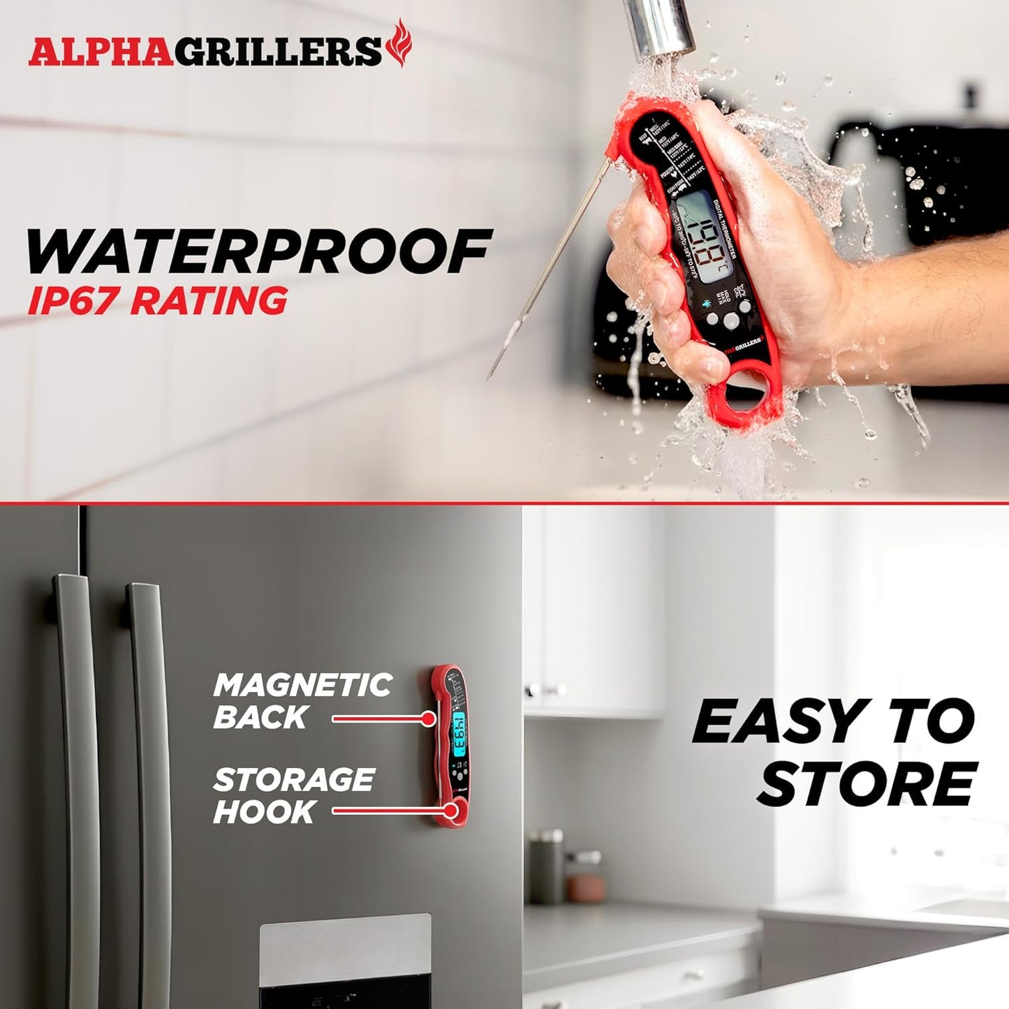 Master The Grill Like A Pro — Perfect Doneness In Just 3 Seconds -2 Pack