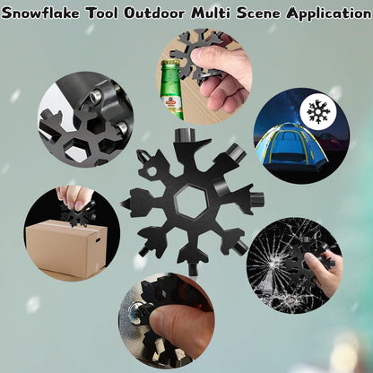 18 Tools. One Pocket-Sized Snowflake - 2 Pack