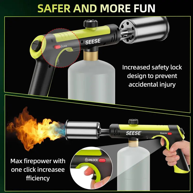 Blast Weeds And Start Fires Instantly With The Ultra-Powerful Propane Torch