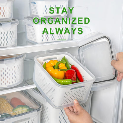Freshness Locked, Clutter Gone — The Ultimate 5-in-1 Fridge Transformation
