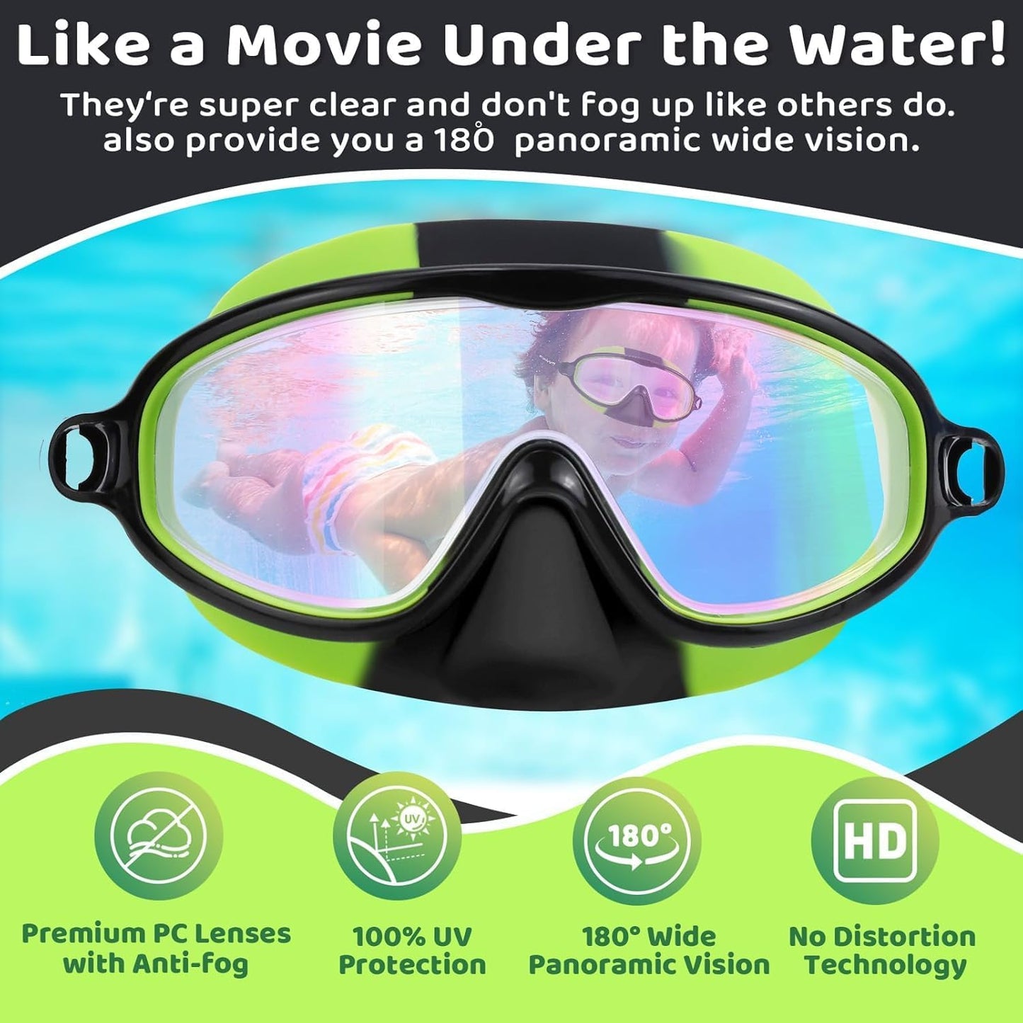 No More Choking. Just Pure Underwater Fun - 2 Pack
