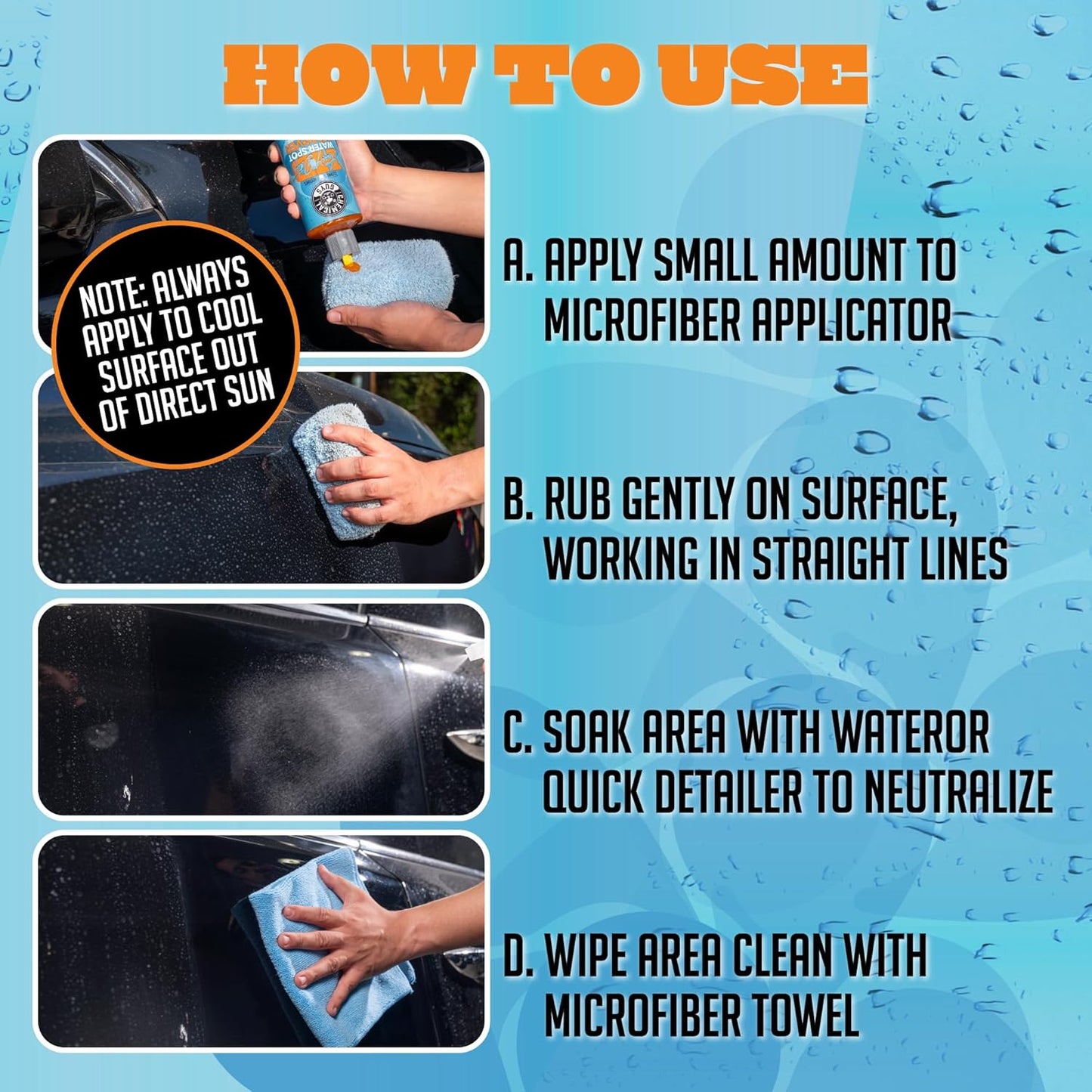 Erase Stubborn Water Spots in Seconds.