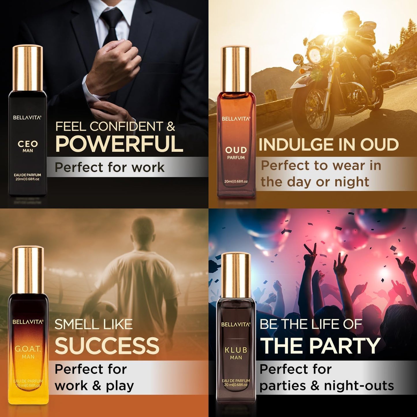 One Box. Four Iconic Scents