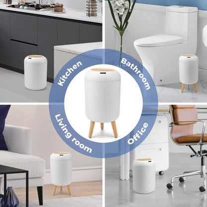Pukomc™ Hands-Free Smart Trash Can: The Ultimate Touchless Hygiene Solution