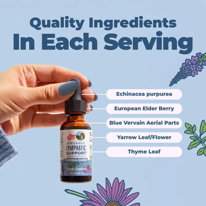 Support Your Immune System and Lymphatic Flow with Herbal Drops