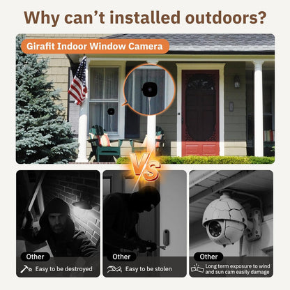 Professional Security Without The Drilling — The 2K Window Cam That Sees Through Glass. 🏠🛡️