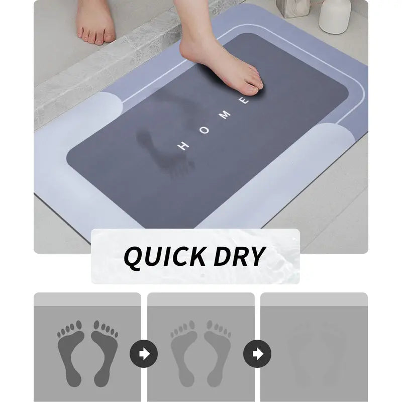 Step Into Cloud-Like Softness — The Ultimate Absorbent Shield For Your Bathroom - Light Gray*3 Counts